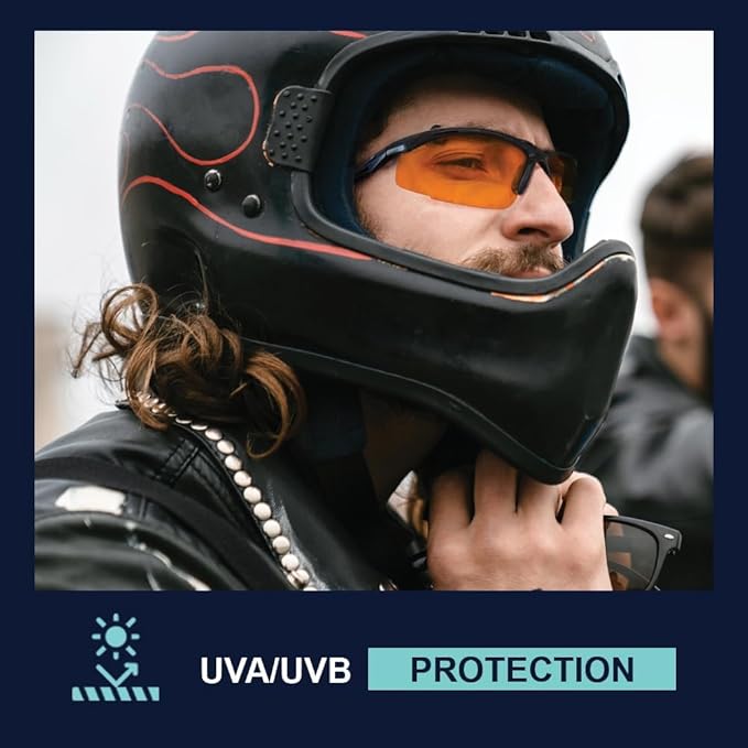 Bifocal Safety Glasses - Safety Glasses with Readers for Healthcare, Woodworkers, Motorcyclists, Workshop - Ansi Z87+