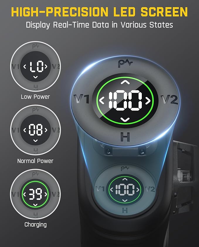 Fanttik D16 APEX Professional Laser Level 4 x 360°, 16 Lines Self-Leveling Cross Line Laser with LED Screen for Construction, 5200 mAh Battery Rechargeable, Magnetic Support and Shoulder Bag