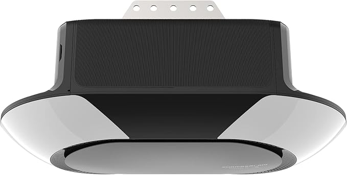 Chamberlain B6713T Smart Advanced Corner LED Lighting-myQ Smartphone Controlled-Ultra Quiet, Strong Belt Drive & MAX Lifting Power, Blue Garage Door Opener