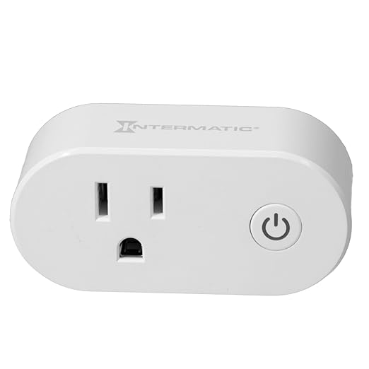Intermatic ABRA Wi-Fi Smart Plug - Voice Control w/Siri, Alexa & Google Home, Energy Monitoring, Built-in Bluetooth® Mesh Gateway for Optional ABRA Surface Switch and More, 2.4 GHz Wi-Fi Required