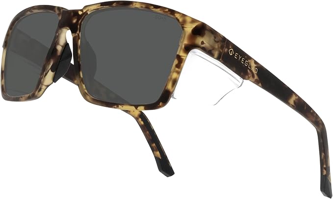 VETRA Z87+ Certified Safety Glasses HD High Contrast UV400 Side Shield Anti-Oil Coating Stylish Eyewear