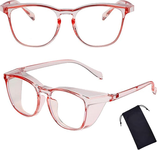 Safety Glasses for Men Women, Anti Fog Safety Goggles Comfortable Blue Light Blocking UV Protective Adult Nurse