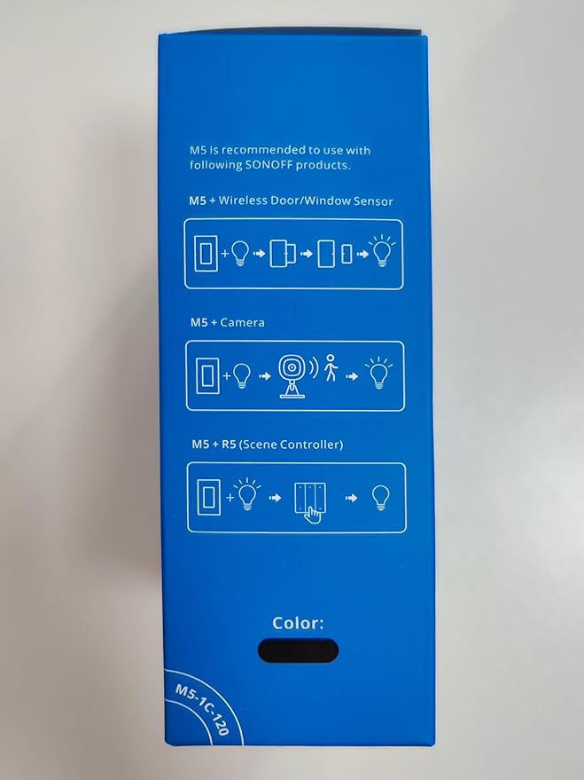 SONOFF Smart Light Switch, 2.4GHz WiFi Light Switch, Alexa Light Switch Compatible with Alexa and Google Home, Smart Life Light Switch Neutral Wire Required, Interruptor Inteligente M5 1 Gang