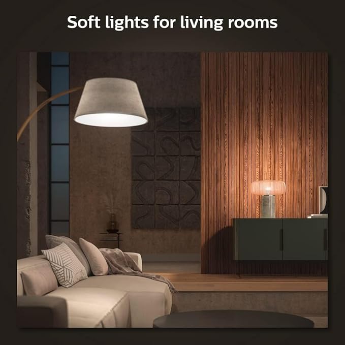 Philips Hue Smart 75W A19 LED Bulb - Soft Warm White Light - 1 Pack - 1100LM - E26 - Indoor - Control with Hue App - Works with Alexa, Google Assistant and Apple Homekit