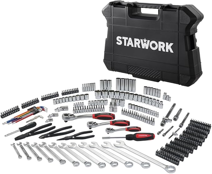 TRUE MECHANIC™ 314-Piece Mechanics Tool Set and Socket Set, Professional Metric Set