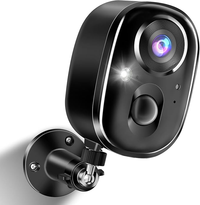 Security Camera Wireless Outdoor 2K Battery Powered Full Color Night Vision WiFi Indoor Camera 2-Way Talk Motion Detection Spotlight Alarms SD/Cloud Storage for Home Security Yard Kids Pets Waterproof