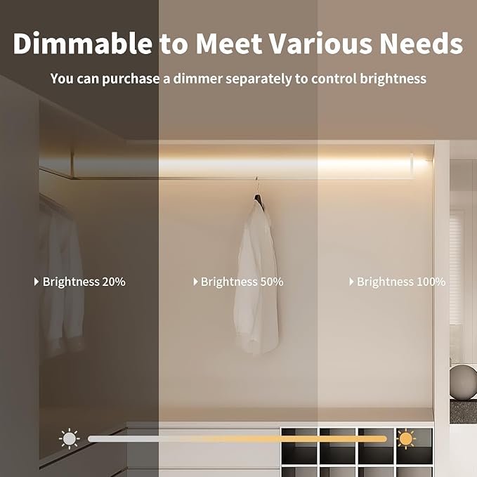 iNextStation 12V Warm White LED Strip Lights 16.4FT, Flexible Silicone Neon Rope Light with Power Adapter, Waterproof, Cuttable, Dimmable & Linkable, for Cabinet, Ceiling, Wall, Bedroom, Kitchen