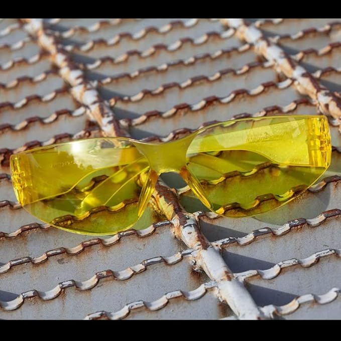 BISON LIFE Keystone Color Lens Safety Glasses | Anti Scratch | Impact Resistance | ANSI Z87.1 Standard | UV 400 Protection