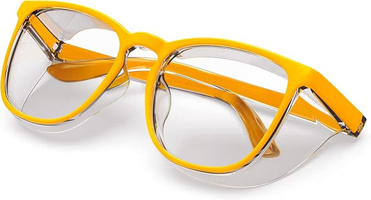 Stylish Safety Glasses, Clear Anti-Fog Anti-Scratch Protective Glasses For Men And Women