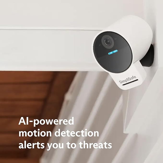 SimpliSafe 7 Piece Wireless Outdoor Camera Home Security System - Optional 24/7 Professional Monitoring - No Contract - Compatible with Alexa and Google Assistant