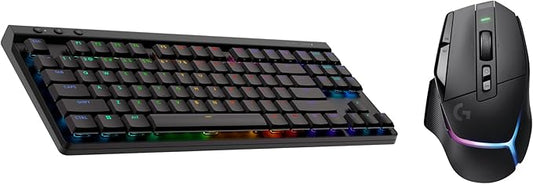 Logitech G502 X PLUS Wireless Gaming Mouse & G515 LIGHTSPEED TKL Wireless Gaming Keyboard, Fully Programmable RGB Low-Profile Keyboard & Mouse Combo PC/Mac