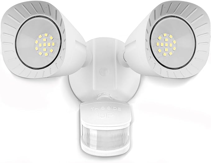 UFOND LED Security Lights Outdoor Motion Sensor Light，2400 Lumen All Aluminum Floodlight,Waterproof,Angle Adjustable,6500K,4 Modes,for Garage Porch Balcony Patio