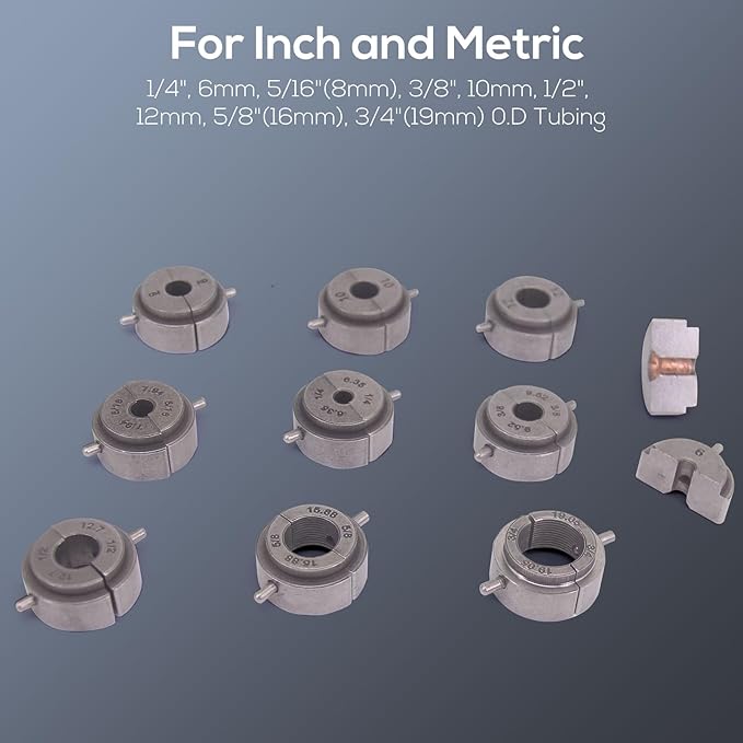 Accurate 3-IN-1 Tube Flaring Tool Kit, Eccentric Expander 45° Cone Tubing Flaring Tool, Include Cutter Deburring Tool, HVAC Refrigeration Tools for Copper/Soft Pipe Flaring 1/4-3/4 Inch O.D. Tubing