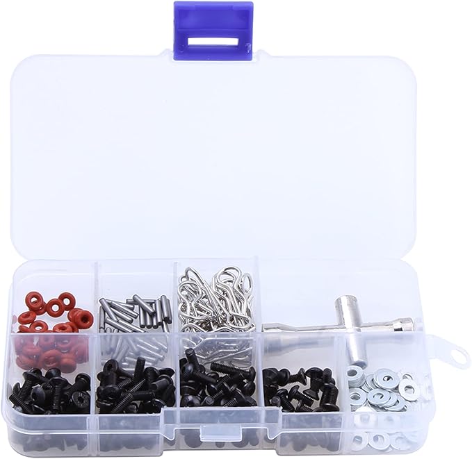 13-in-1 RC Tools Kits Box Set, RC Screw Kit, Hex Phillips Flat Nut Drivers, Pliers, Wrench, Repair Tools Screwdriver Set for Traxxas Arrma Axial Redcat Losi RC Model Car Drone Boat