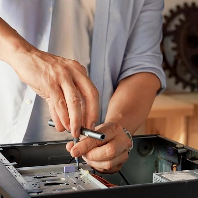 42 in 1 Magnetic Screwdriver Set, DIY Ratchet Screwdriver Set, Removable Self-assembly Precision Screwdriver Kit, Magnetic DIY Precision Tool Kit for PC Laptop Mobile Cell Phone Digital Watch