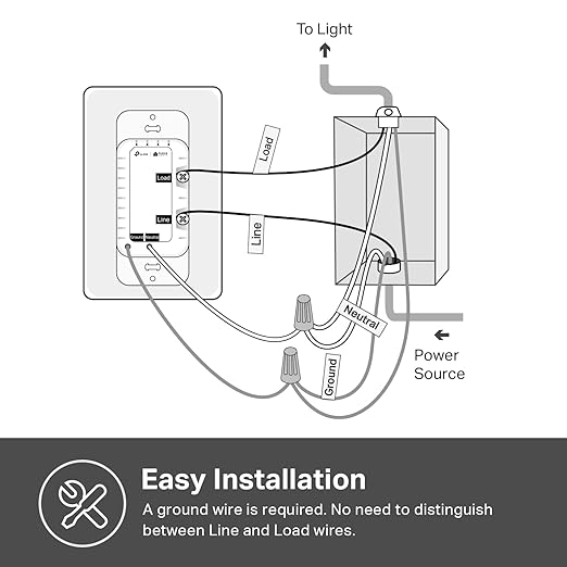 Kasa Smart Light Switch HS200P3, Single Pole, Needs Neutral Wire, 2.4GHz Wi-Fi Light Switch Works with Alexa and Google Home, UL Certified, No Hub Required, 3-Pack , White