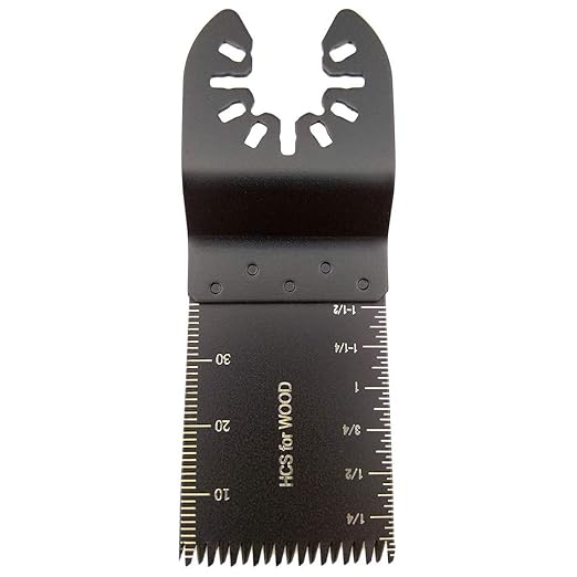 Mixed Wood Oscillating Tool Blades Multitool Saw Blade Set, Quick Release Saw Blades Fit for Fein Multimaster, Porter Rockwell Cable,Black & Decker,Ridgid Ryobi, Dewalt, Chicago (6 PCS)