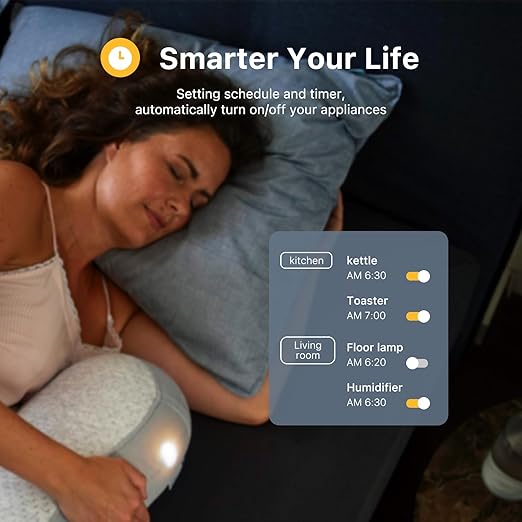 THIRDREALITY Smart Plug M3 4 Pack,Matter Over WiFi,15A/1800W Max,ETL Certified,Compact Design, Work with SmartThings, Apple Home,Alexa,Google, Homey,Home Assistant,No Power Meter,2.4G Wi-Fi Only