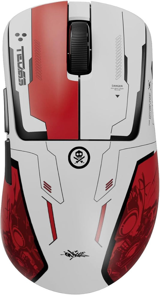 Pulsar x Quiccs Limited Edition - Xlite v4 Wireless Gaming Mouse, Ultra Lightweight 1.9 oz (54g), Ergonomic, Optical Switch, 32000 DPI, 750 IPS, XS-1 Sensor, 8k Compatible (Medium)