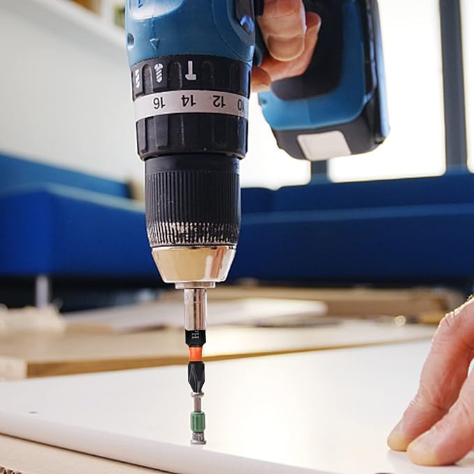 Pro PH2 Bit Assortment - Screwdriver Bits Set 20Pcs, 25mm Length, Phillips Screwdriver Bit, 1/4 Inch Hex Shank, with Storage Box