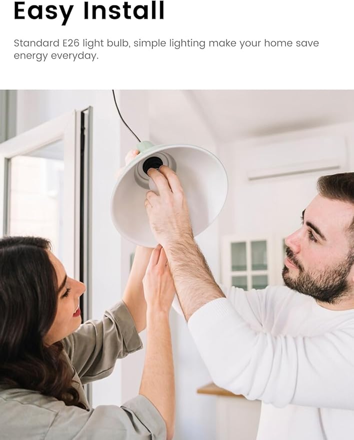 Full Spectrum Light Bulb, Grow Light Bulbs G45 Small Lightbulbs E26 LED White Bulb 5W Eq 40W Sunlight Night Appliance Bulb for Home, Plant, Freezer, Lamp (2 Natural White Bulbs)