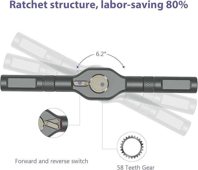 JXTZ Ratchet Screwdriver Set, 42 in 1 Magnetic Screwdriver Set with Ratchet Handle, DIY Multi Bit Magnetic Drive Set, Repair Tool for Home Appliances Bicycle Motorcycle