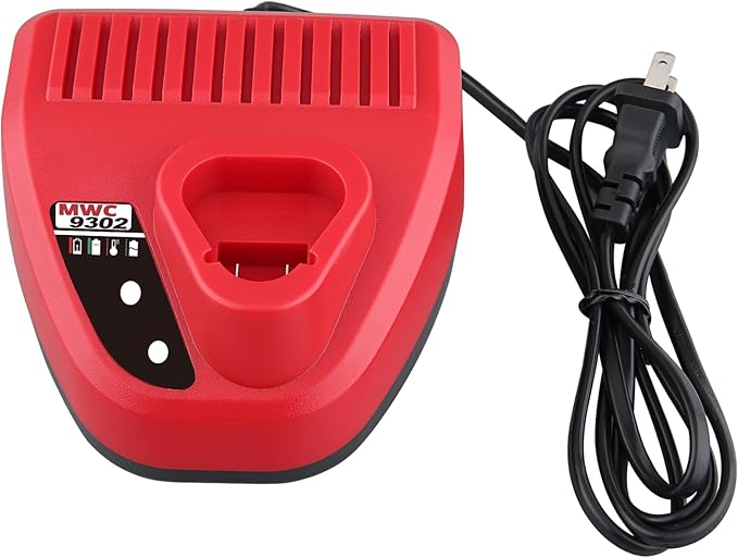 MANUFER 12V Rapid Charger Replacement for Milwaukee 12V Battery Charger, Compatible with Milwaukee M12 Lithium Battery 12Volt 48-11-2401 48-11-2411 48-11-2412 48-11-2420 48-11-2440 48-11-2460