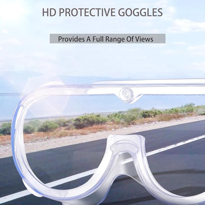 Kids Safety Goggles 9 Pack- Adjustable Lightweight Safety Glasses, Clear Eye Safety Protection