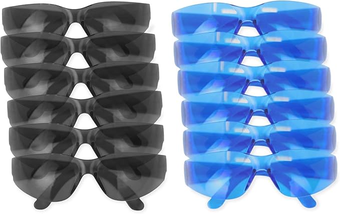 BISON LIFE Keystone Color Lens Safety Glasses | Anti Scratch | Impact Resistance | ANSI Z87.1 Standard | UV 400 Protection