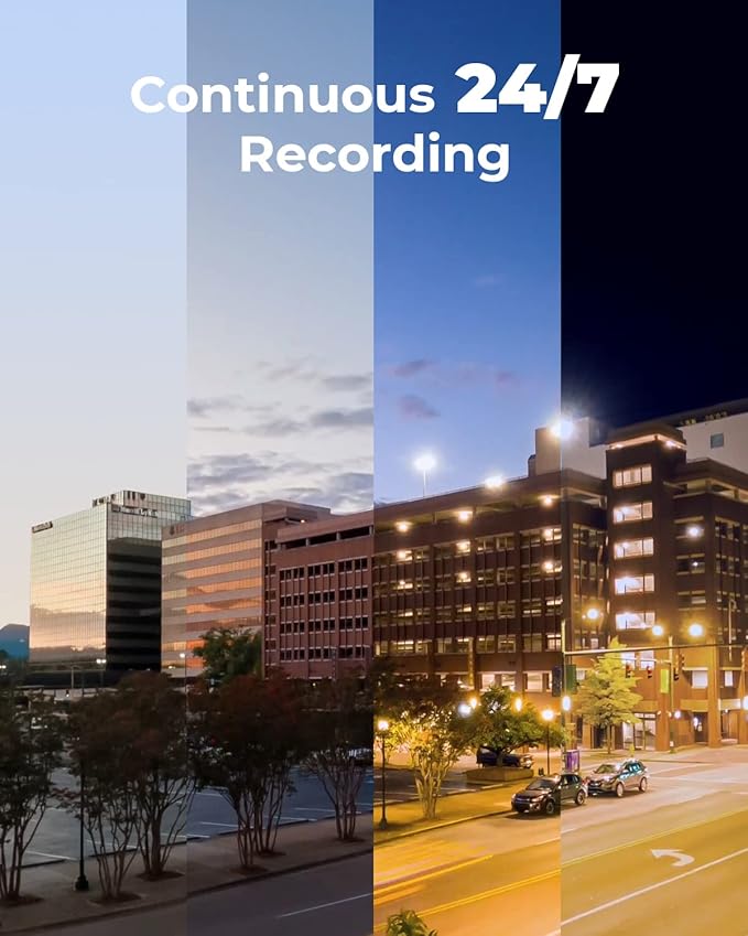 REOLINK 4K PoE Security Camera System Wired, 8pcs 8MP PoE Cameras, Smart Person/Vehicle Detection, 16CH NVR with 4TB HDD, H.265, 24/7 Recording, High Bitrate & Clear Stream, RLK16-800D8