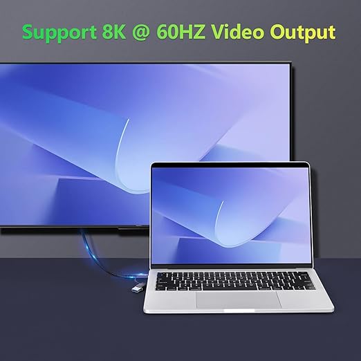 CABLEDECONN USB2.0 A to USB C 3.2 Type C 20Gbps Male to Male Detachable 1m 3.3ft Cable Data Extension 10Gbps 240W Fast Charge 8K Ultra HD Video Data Connection Power Line