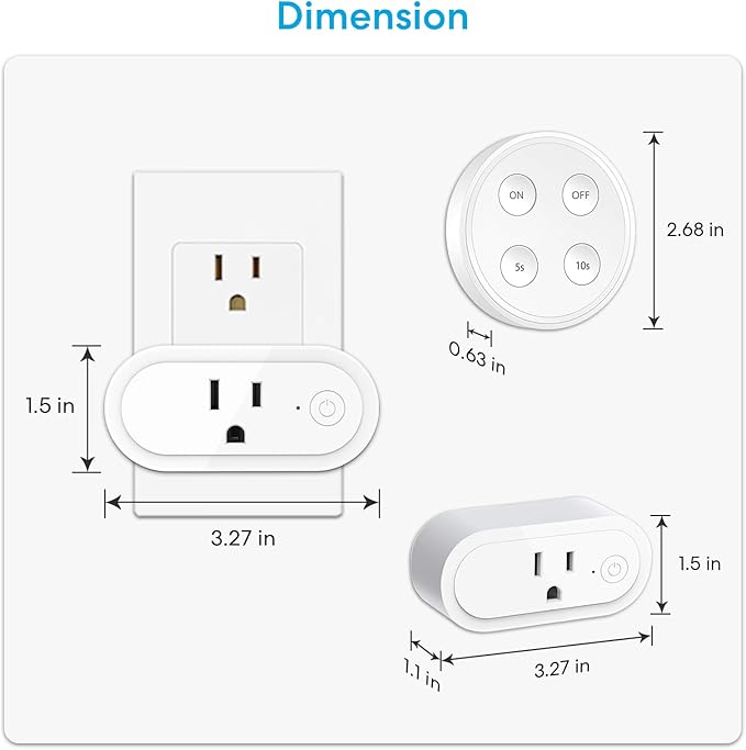 Garbage Disposal Wireless Switch Kit, Sink Top Waste Disposal On/Off Switch Remote with 5s/10s Timer, Air Switch Replacement for Waste Food Disposer Up to 1HP, 16A/1800W, White