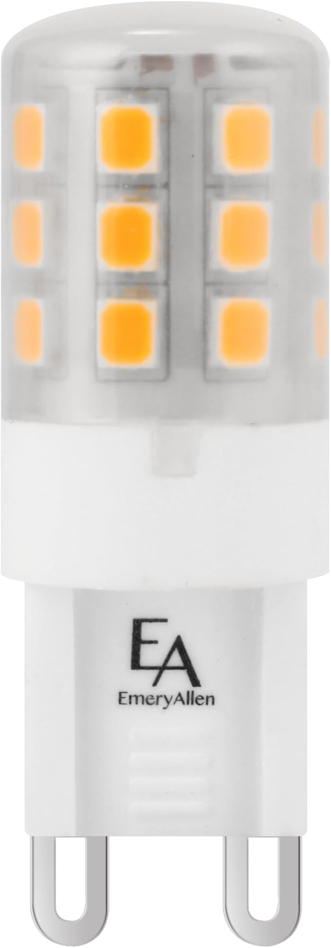 EmeryAllen G9 Base, 3.0Watt (25W Equivalent) Dimmable Miniature Bi-Pin | JA8 Compliant LED Light Bulb | 120V- 300 Lumens | 3000K | 1 Pcs