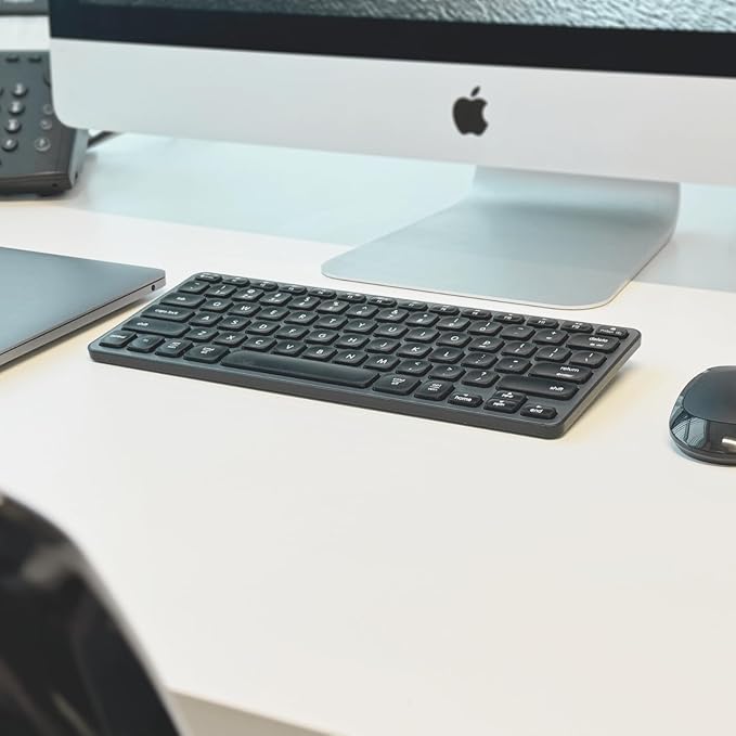 Macally Bluetooth Keyboard for Mac - Premium Compatible Wireless Apple Keyboard for MacBook Pro/Air, iMac, Mac mini/Pro, iPad, Laptop, and PC