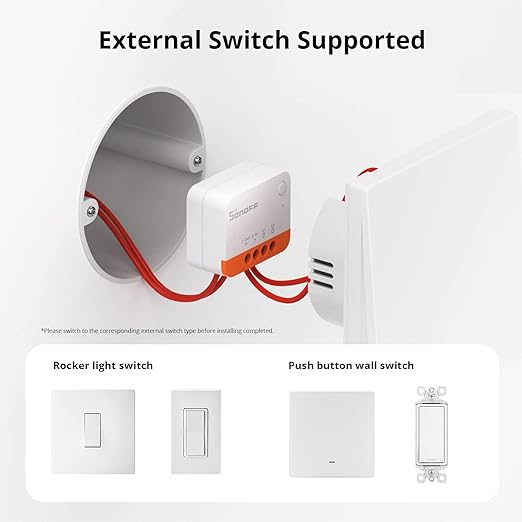 SONOFF Zigbee Smart Light Switch, No Neutral, Hub Required, 2-Way Interruptor Inteligente, Voice Control with Alexa, Google Home and SmartThings, ZBMINIL2 4 Pack