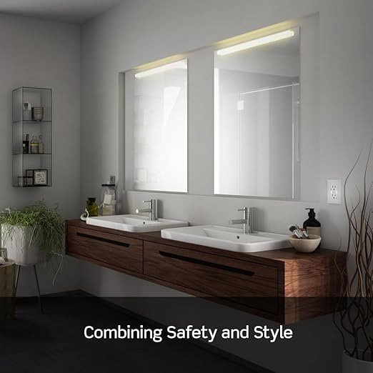 Leviton GFCI Outlet with Guidelight, 15 Amp, Self Test, Tamper-Resistant with LED Indicator Light, Replaces Plugged in Night Light, GFNL1-I, Ivory