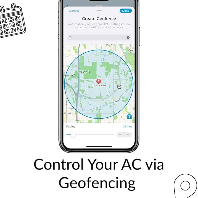 Breez Eco | Smart AC Controller for Mini Split, Window, Portable ACS | WiFi, Alexa, Google, Siri Shortcuts, SmartThings, IFTTT, Free App, NO Subscriptions | Schedules, Geofencing, Comfy (Black)