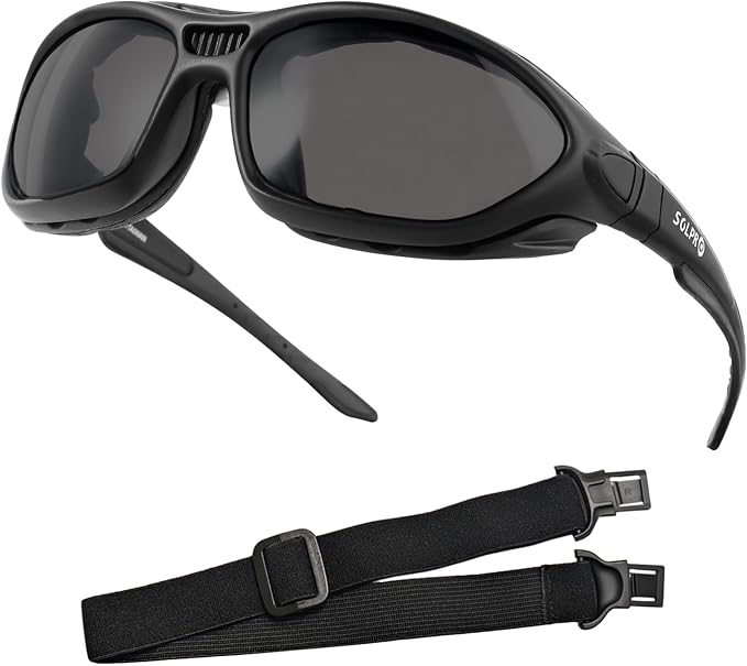 Anti-Fog Safety Motorcycle Riding Sunglasses Foam padded Goggle, Dustproof, Windproof, Hunting, Hiking, Golfing