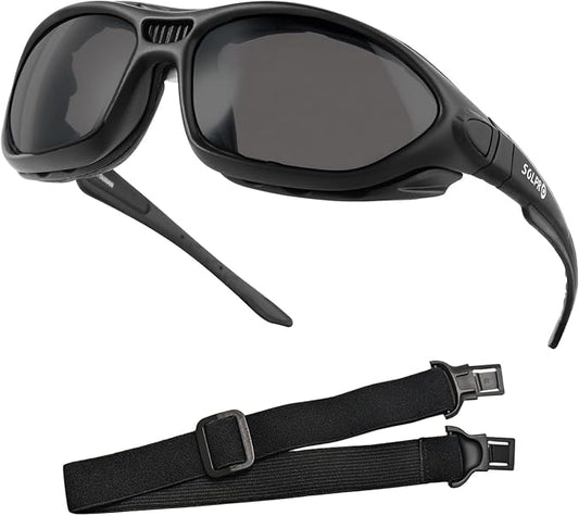 Anti-Fog Safety Motorcycle Riding Sunglasses Foam padded Goggle, Dustproof, Windproof, Hunting, Hiking, Golfing