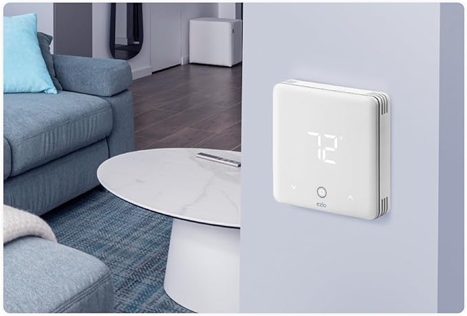 EZL-TSTAT-US Z-Wave Plus Smart Thermostat, 800 Series