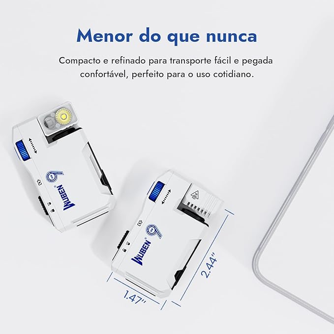 WUBEN G5 Rechargeable EDC Flashlight, 400 Lumens Dual Light Sources Mini Flashlight with RGB Light, Portable Flat Pocket Flashlights, Magnetic Keychain Flashlight