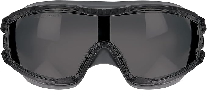Ergodyne Skullerz Arkyn Protective Dust Safety Goggle, Non-Vented, Anti Fog, Scratch Resistant, Adjustable Elastic Strap