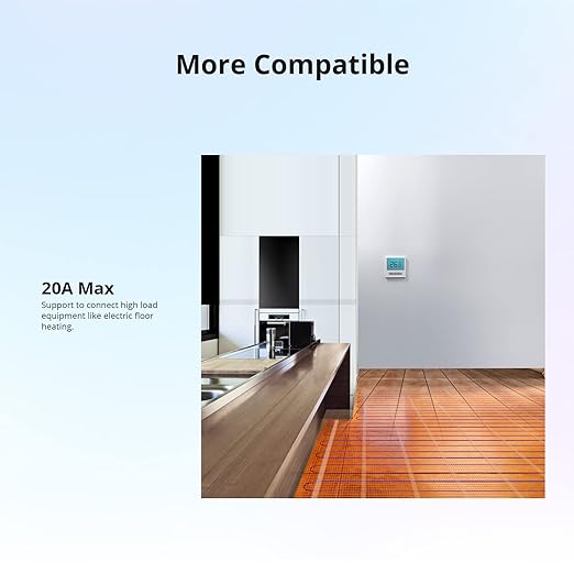 SONOFF THR316 Origin Smart Temperature and Humidity Monitoring Switch,Compatible with Alexa & Google Home, RJ9 4P4C Interface