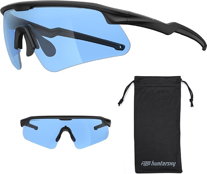 Eye Protection Anti Fog Sport Safety Glasses for Women Men Running Cycling Riding Pickleball Range S54