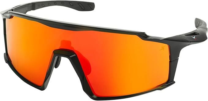 X Power ANSI Z87+ Safety Shield Sunglasses Impact Resistant Polycarbonate Lens & Frame (Made In Taiwan)
