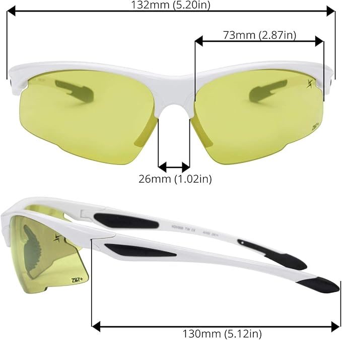 X Power Photochromic Lenses Safety ANSI Z87+ Impact Resistant Polycarbonate Lens & Frame