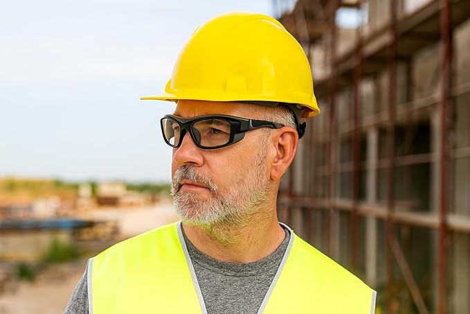 NITRO - Safety Glasses Protective Eyewear for Men and Women - ANSI z87.1 Safety Glasses - Impact Resistant, Comfortable Eye Protection for Industrial, Construction, Consumer, and Sports