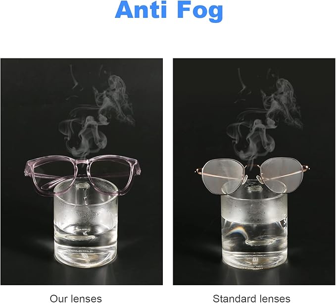 LASMEX Stylish Safety Glasses Goggles for Women Girls Anti-fog Glasses Protective Eyewear Clear Glasses