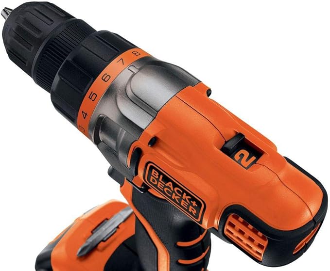 BLACK+DECKER 20V MAX Cordless Drill Driver with Battery and Charger, LED Work Light (LDX220C)