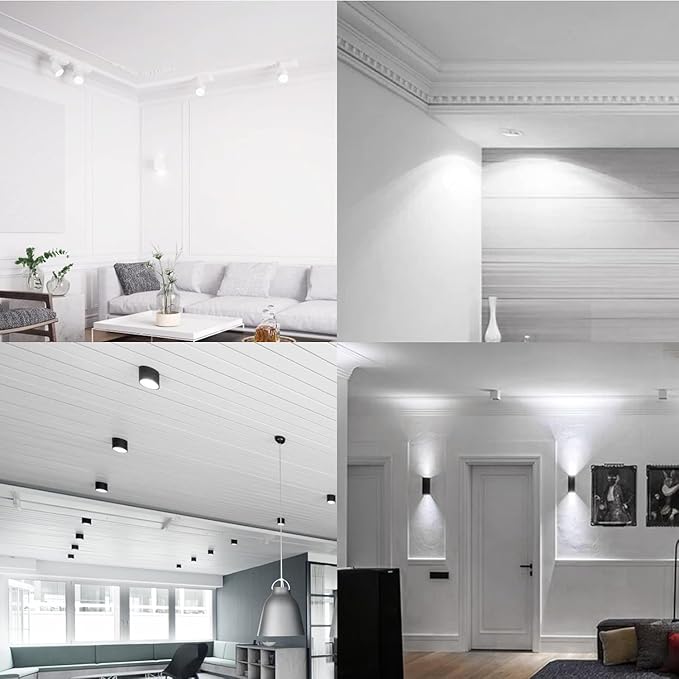 MASTERY MART 16 Pack Non-Dimmable GU10 LED Light Bulbs, 4W Bright 5000K Daylight White 35W Halogen Equivalent, 350lm Energy Saver for Track Lighting Fixture, Kitchen, Basement, 25000 Hours Lifespan